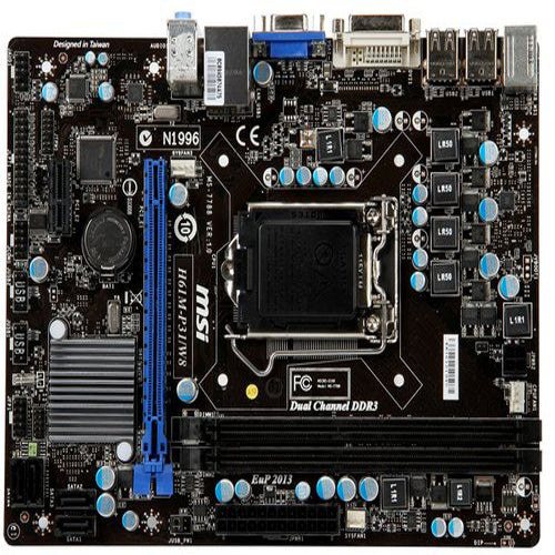 MSI LGA1155/Intel H61/DDR3/A&GbE/MicroATX Motherboard H61M-P31  (2 YEAR WARRANTY)